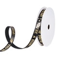 thumbnail image 1 of Cififendec Graduation Satin Ribbon, 354.33", Gold Foil Printed Congrats Grad Decorative Ribbon, Smooth Fabric Ribbon for Gift Wrapping, Bouquets & Party Crafts, 1 of 5
