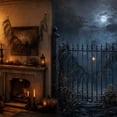 thumbnail image 1 of Cififendec Halloween Black Weeping Twig Garland, 68.89", Artificial Bare Spooky Trailing Vine for Framed Wall Cemetery Fence Gothic Art Haunted Entry Decor, 1 of 5