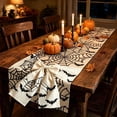 thumbnail image 1 of Cififendec Halloween Bowknot Spider Web Table Runner, 70.86"×13", Bat Pattern Long Table Dresser Decor Cloth for Dining Table Sideboard Entry Console Spooky Season Accent, 1 of 5