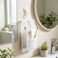 thumbnail image 1 of Cififendec Hanging Mesh Storage Organizer Bag, 11.8"×8.6", Multi-purpose Breathable Net Pouch for Bathroom Toiletry Storage & Balcony Small Item Quick Air Drying, 1 of 5