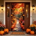 thumbnail image 1 of Cififendec Thanksgiving Harvest Door Banner, 70.87"×35.43", Fall Themed Printed Door Cover with Pre Drilled Corner Holes for Front Porch Decor, 1 of 6
