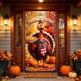 thumbnail image 1 of Cififendec Thanksgiving Harvest Door Banner, 70.87"×35.43", Fall Themed Printed Door Cover with Pre Drilled Corner Holes for Front Porch Decor, 1 of 6