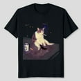 thumbnail image 1 of Cig.arette Kitten Funny Cat Stupid Brainrot T-Shirt, Men's And Women's Graphic Tee 100% Cotton by TBun, Full Sizes S-5XL, 1 of 5