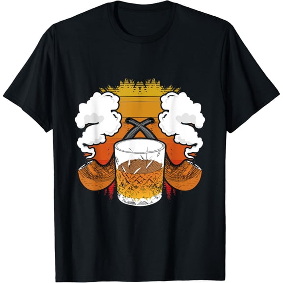 Cigar And Whiskey T-Shirt