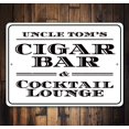 thumbnail image 1 of Cigar Bar Novelty Sign, Metal Wall Decor - 10x14 inches, 1 of 4