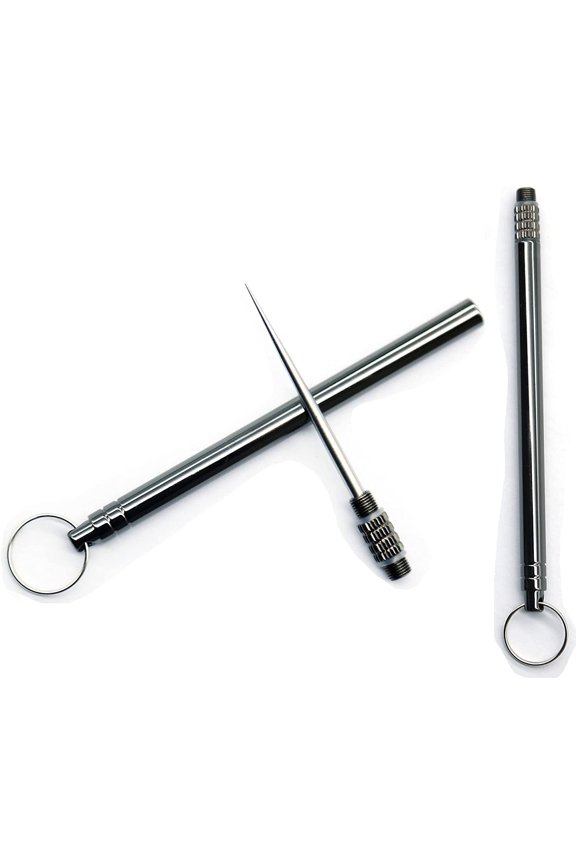 Cigar Black Puncher Draw Enhancer Stainless Steel Nubber Cigar Tool Accessories Punch-Cutter Key Chain Ring for All Size Cigar Best Choice for Serious Cigar, Mini