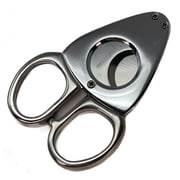 Cigar Boulevard Cigar Cutter Silver Polished Scissor Handles