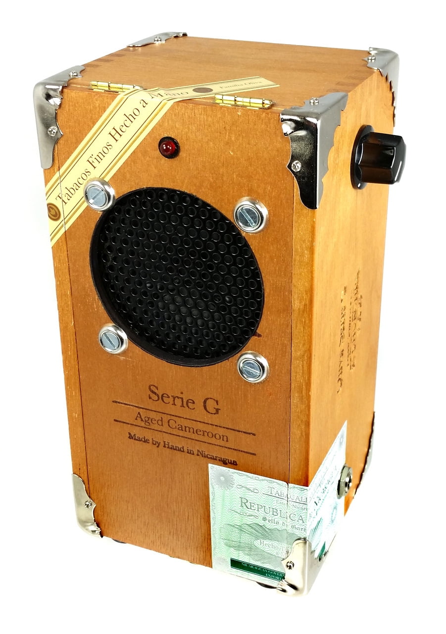 C. B. GITTY CRAFTER SUPPLY Cigar Box Amplifier KIT with Wooden Cigar Box, Hardware and How-To Guide!