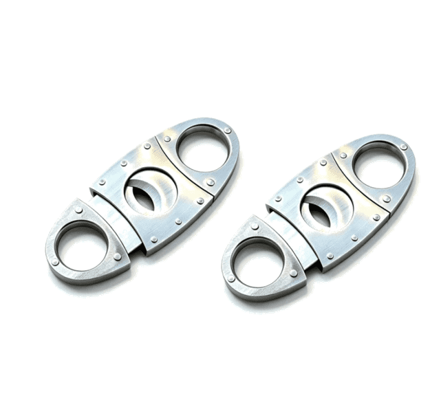 Cigar Cutter Guillotine – 3 Pack Stainless Steel Cigar Clippers – Double Blade Cutter Set for Cigar Lovers Gift (2 PCS)