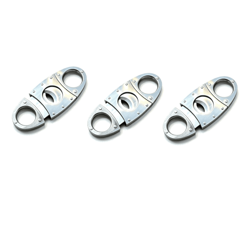 Cigar Cutter Guillotine – 3 Pack Stainless Steel Cigar Clippers – Double Blade Cutter Set for Cigar Lovers Gift (3 PCS)