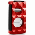 thumbnail image 1 of Cigar Cutter Multi-Functional Sharp Stainless Steel Cigar Cutter Knife V-Shaped Scissors Straight Snips with Cigar Drill Cigar Holder,亮面红色, 1 of 12