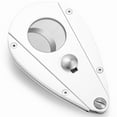 thumbnail image 1 of Cigar Cutter Stainless Steel Blade Sharp, Smooth and Durable Portable Water Drop Cigar Cutter CE-25D5,SKU00113-霜白色, 1 of 8