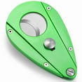 thumbnail image 1 of Cigar Cutter Stainless Steel Blade Sharp, Smooth and Durable Portable Water Drop Cigar Cutter CE-25D5,SKU00113-松绿色, 1 of 8