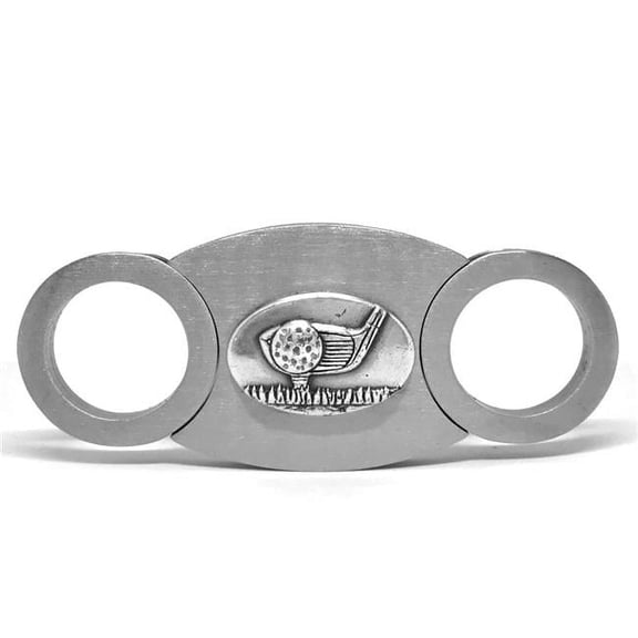Self-Sharpening Double Guillotine Cigar Cutter (Golf Ball)