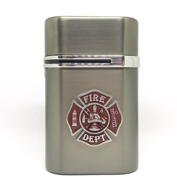 Desktop Triple Torch Lighter  (Fireman's Cross - Red)