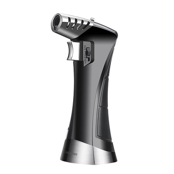 Cigar Desktop Lighter Windproof Direct Flush Open Fire Dual-Purpose Outdoor Barbecue Baking Tool