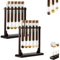 thumbnail image 1 of Cigar Flavor Injector Humidifier, Cigar Infuser Glass Tube Humidor Kit, Aromatherapy Hanging Wooden Base Display Rack with Straight Pipe,Innovative Flavor Infusion Technology, 1 of 10