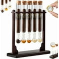 thumbnail image 1 of Cigar Flavor Injector Humidifier Kit, Handmade DIY Cigar Infuser Glass Tube Set with Wooden Base, Hygrometer & Airtight Caps, Whiskey Rum Aromatherapy Infusion Display for Cigar Lovers, 1 of 9