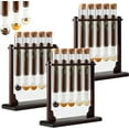 thumbnail image 1 of Cigar Flavor Injector Humidifier Kit, Handmade DIY Cigar Infuser Glass Tube Set with Wooden Base, Hygrometer & Airtight Caps, Whiskey Rum Aromatherapy Infusion Display for Cigar Lovers, 1 of 9