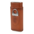 thumbnail image 1 of Cigar Holder Case, Wear  Glossy Large Caliber 3 Finger Cigar Case Soft With Cutter For Travel Black,Brown, 1 of 8