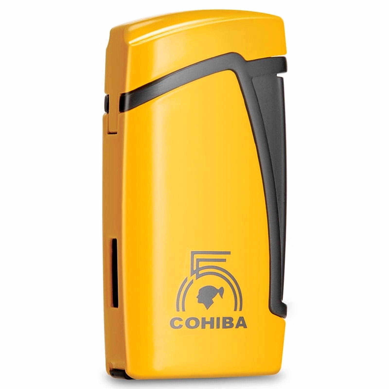 Cigar Inflatable Lighter, Portable Double Blue Flame Direct Light ...