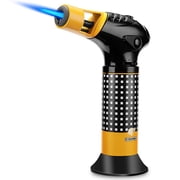 Cigar Lighter Adjustable Windproof Straight Blue Flame Welding Gun Inflatable Cigar