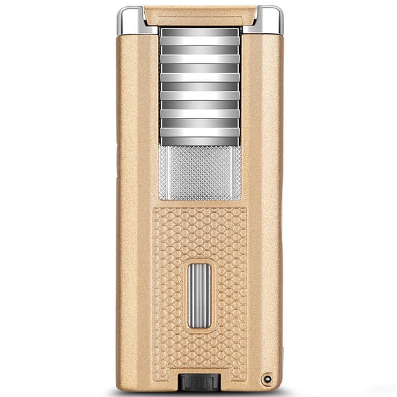Cigar Lighter Four-In-One Cigar Lighter Windproof Direct Punch High Temperature Resistant Gift Box Cb-24Gy2