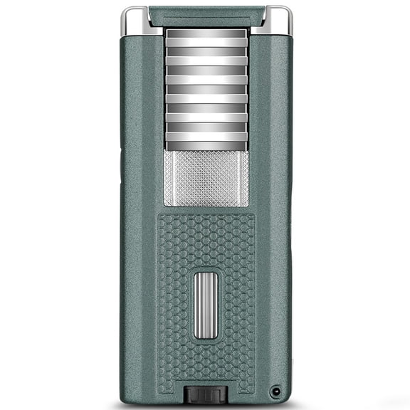 Cigar Lighter Four-In-One Cigar Lighter Windproof Direct Punch High Temperature Resistant Gift Box Cb-24Gy2