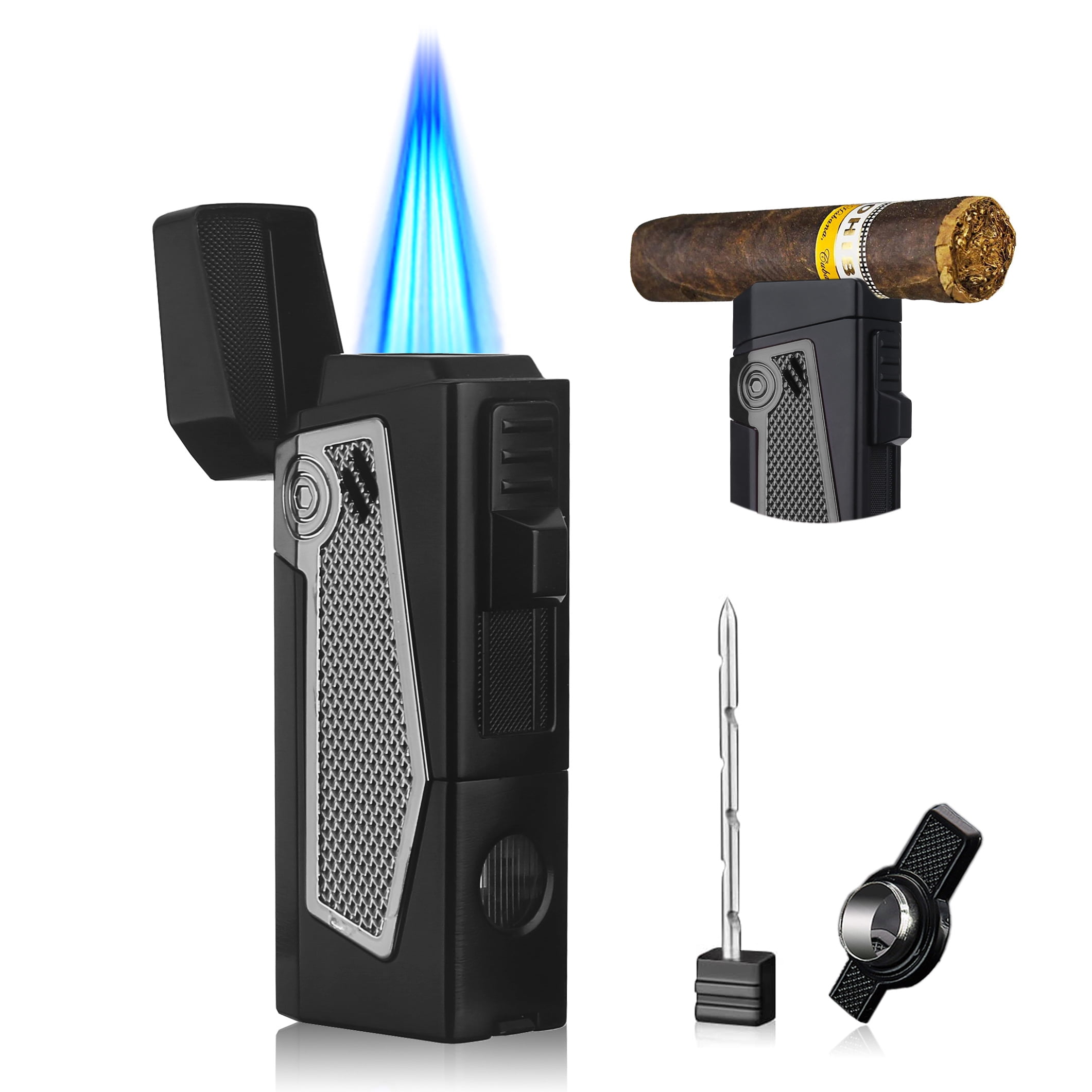 Cigar Lighter MultiFunctional Cigar Accessories Torch Lighters