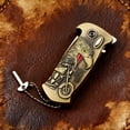 thumbnail image 1 of Cigar Lighter Multi-functional Windproof Lighter Bronze Carving Single Jet Flame Windproof Butane Refillable Gas Torch Lighters, 1 of 2