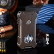Cigar Lighter Straight Windproof Multifunctional V Cutter Hole Puncher 5 In 1 Cigar Lighter Cb-25Bx