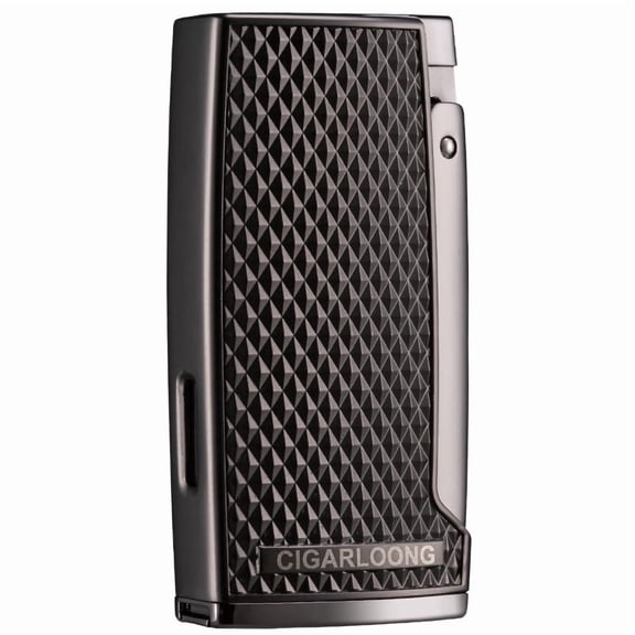 Cigar Lighter, Three-Tube Windproof Direct Impact Travel Portable Cigarette Lighter, Gift Box Packaging