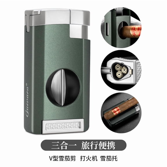 Cigar Lighter Travel Portable Windproof Direct Impact Multi-Functional Lighter Gift Box Packaging Clb-23Ix1