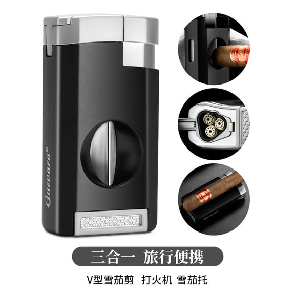 Cigar Lighter Travel Portable Windproof Direct Impact Multi-Functional Lighter Gift Box Packaging Clb-23Ix1