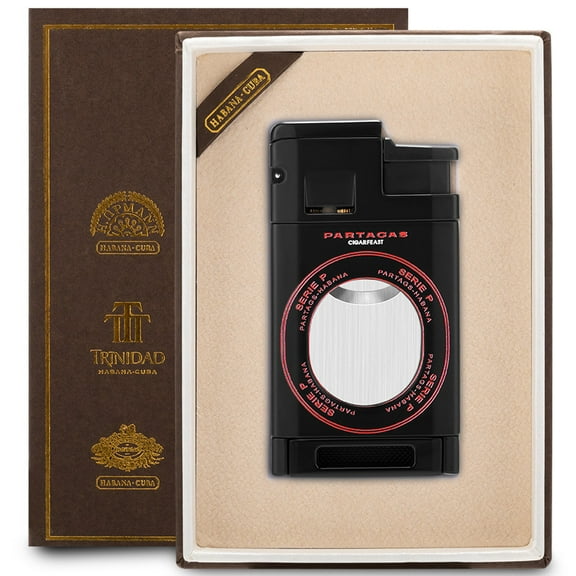 Cigar Lighter Two-In-One Travel Convenience, Windproof, Direct Charge, Sharp Cigar Scissor Lighter Clb-23Ix2