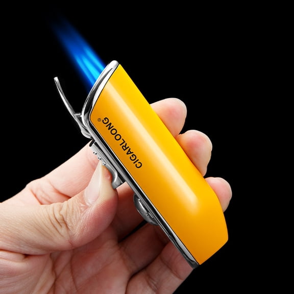 Cigar Lighter Windproof Direct Punch Metal Personality Creative Portable Cigar Lighter