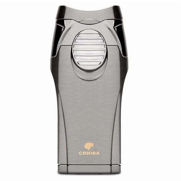 Cigar Lighter Windproof Direct Punch Multifunctional With Cigar Holder Cigar Drill Cigarette Lighter