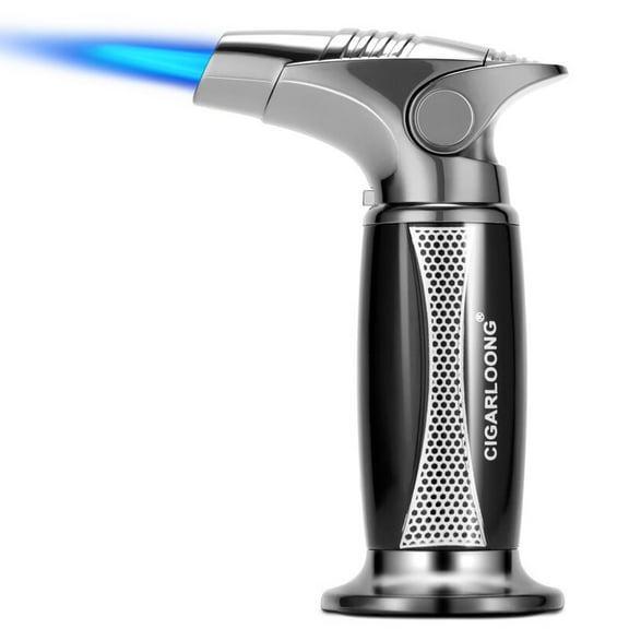 Cigar Lighter Windproof Direct Punch Oversized Desktop Cigar Electronic Cigarette Lighter