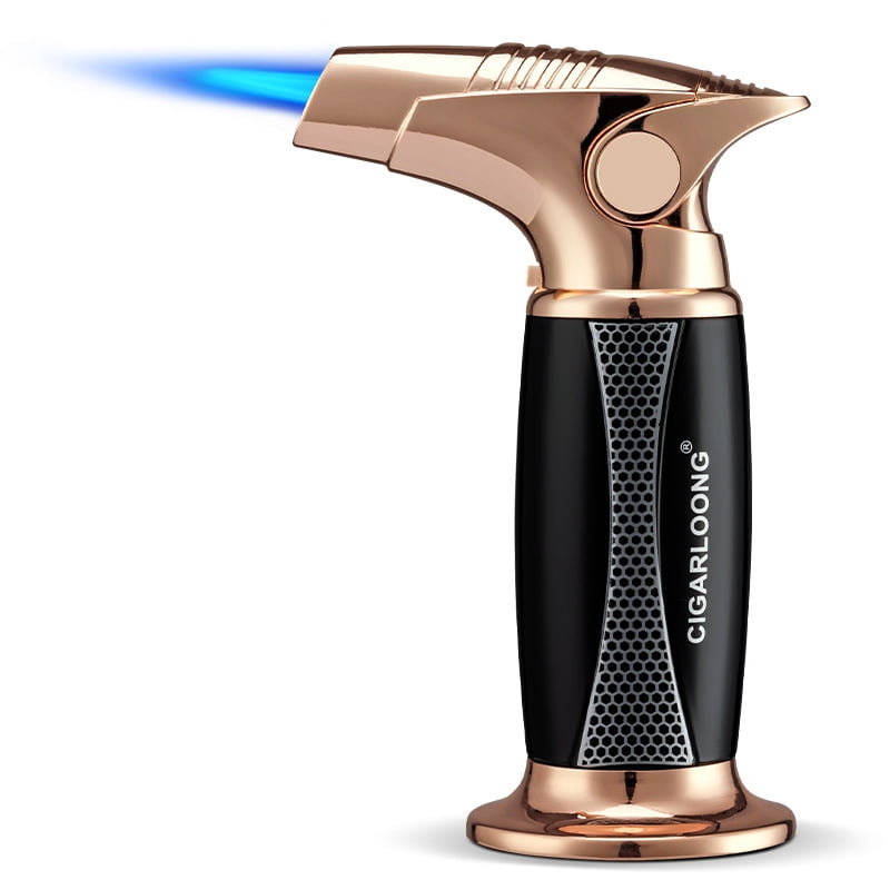 Cigar Lighter Windproof Direct Punch Oversized Desktop Cigar Electronic Cigarette Lighter