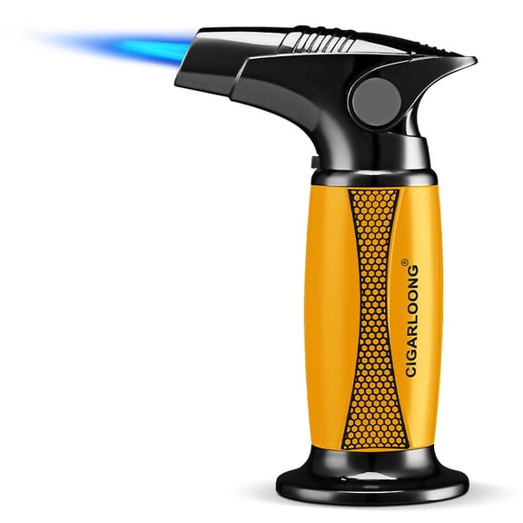 Cigar Lighter Windproof Direct Punch Oversized Desktop Cigar Electronic Cigarette Lighter