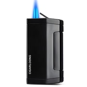 Cigar Lighter Windproof Direct Punch Portable Metal Stainless Steel Fashion Gift Box Packaging
