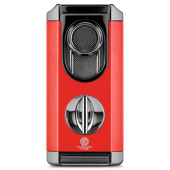 Cigar Lighter Windproof Straight Creative Three-In-One V Shear Multi-Function Zinc Alloy Lighter Cb-24Ft2