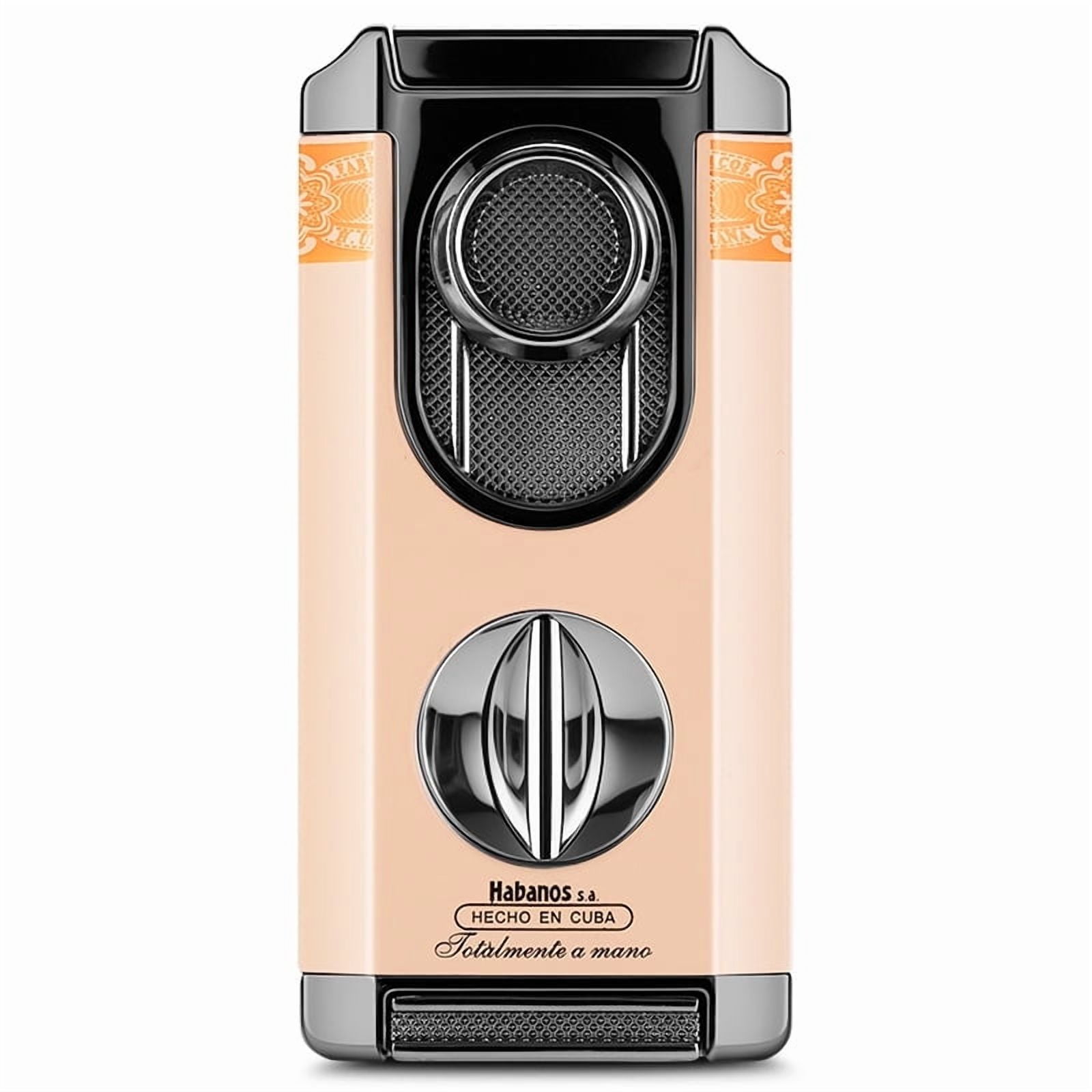 Cigar Lighter Windproof Straight Creative Three-In-One V Shear Multi-Function Zinc Alloy Lighter Cb-24Ft2