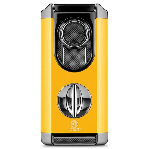 Cigar Lighter Windproof Straight Creative Three-In-One V Shear Multi-Function Zinc Alloy Lighter Cb-24Ft2