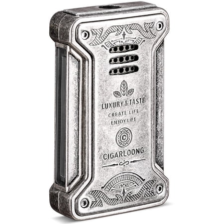 Cigar Lighter Windproof Torch Lighter Fashion Metal Cigar Cigarette Lighter Creative Gift Box