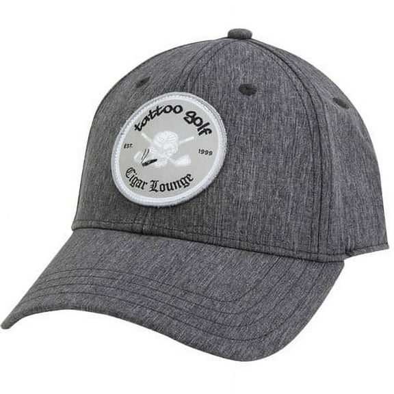 Cigar Lounge Cool-Tech Performance Golf Hat (Black Heather)
