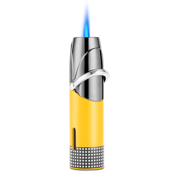 Cigar Metal High-Fire Rocker Arm Lighter Direct Injection Spray Gun Welding Gun Flame Igniter Cb-24Is