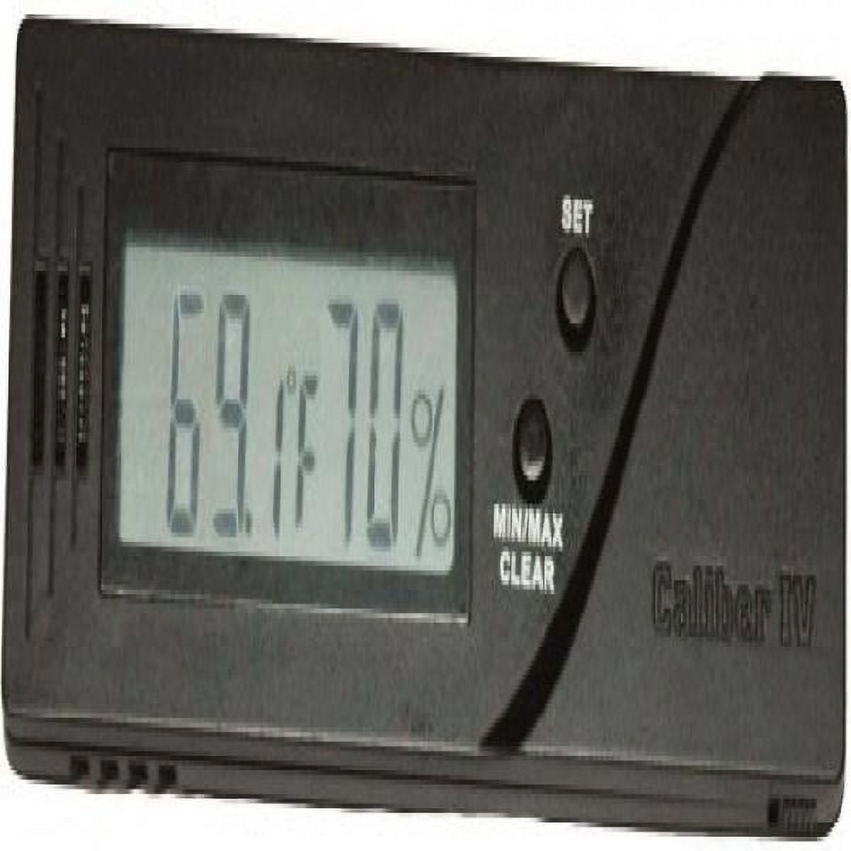 Cigar Oasis Western Humidor Caliber IV Black Digital Hygrometer
