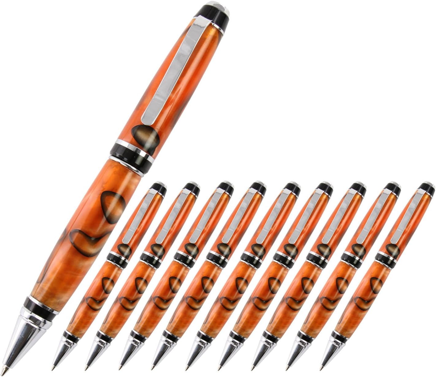 Cigar Pen Kit Chrome, 10 Pack