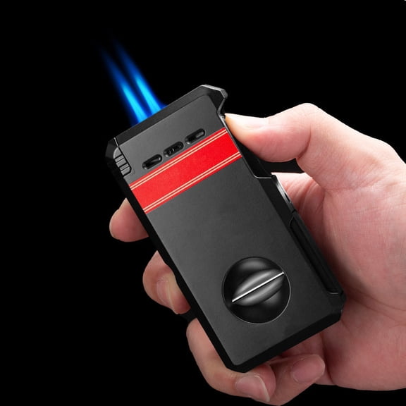 Cigar Portable Lighter Five-In-One Multifunctional Inflatable Windproof Cigarette Lighter Clb-23Jx1